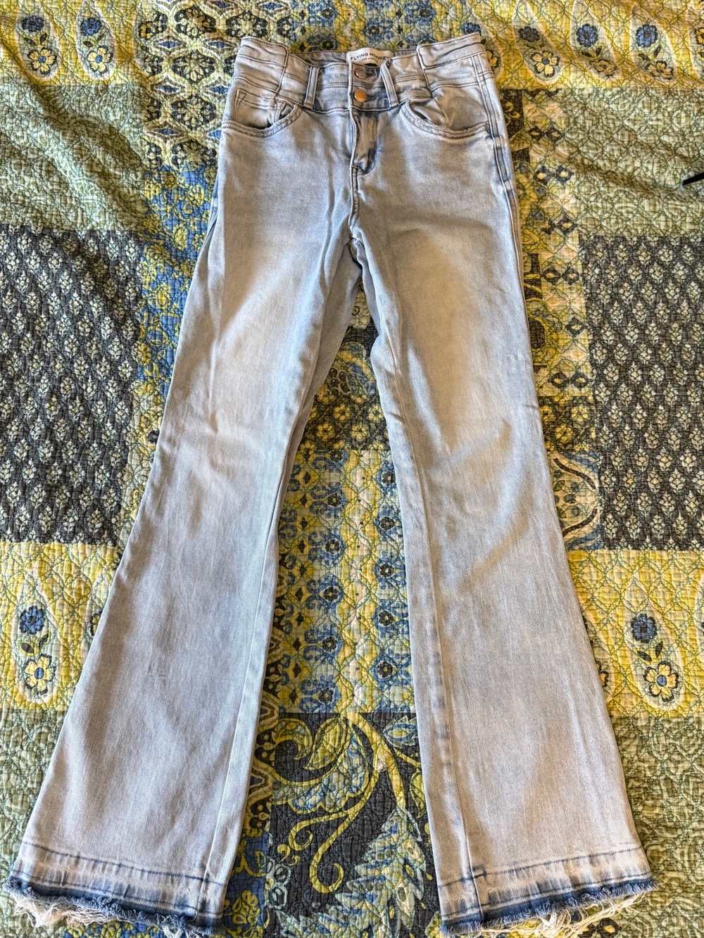 Flying Monkey Light Wash Bootcut Jeans 26